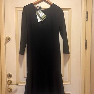 Gucci NEW crepe black dress